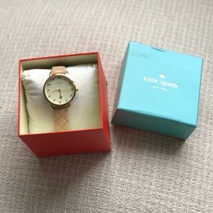 Kate Spade Rose Gold leather watch